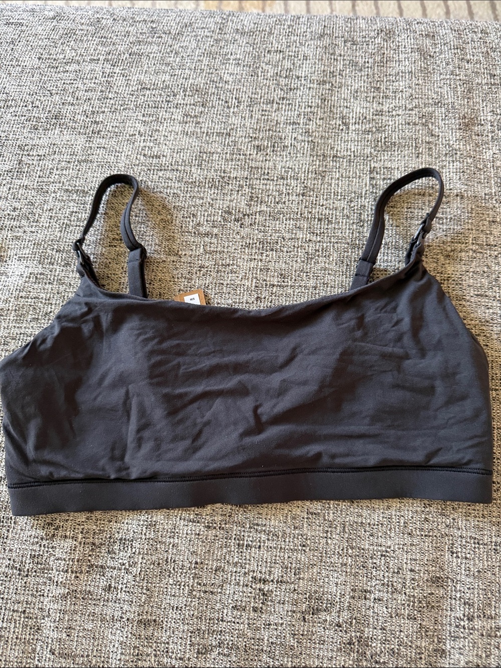 Skims fits everybody maternity nursing scoop bralette medium onyx